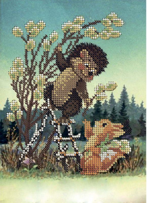 Їжак та білка А5-Д-037