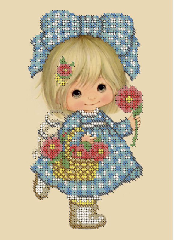 Дівчинка з кошиком А5-Д-049