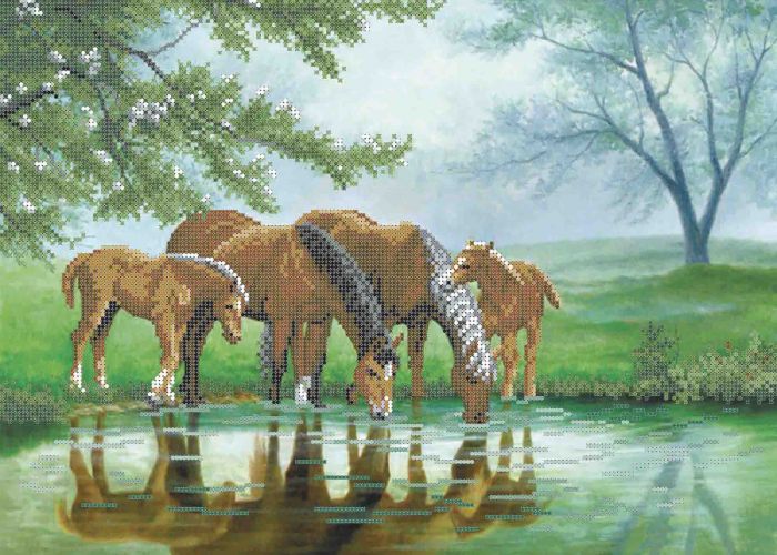 Коні на водопої А3-К-295