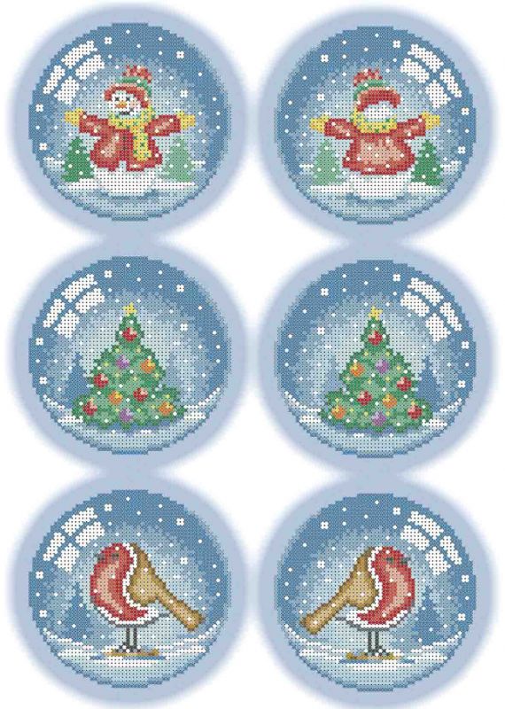 Новорічні іграшки "Снігова куля" А3-К-426