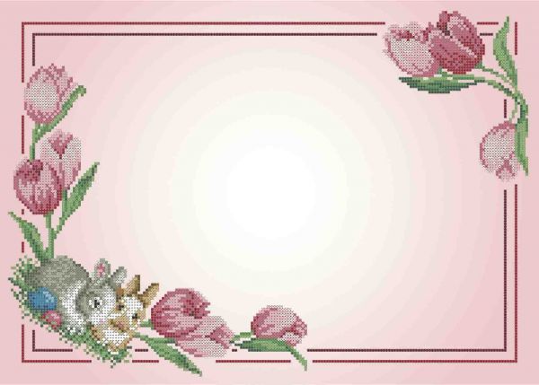 Великодня "Великодні кролики" А3-С-004