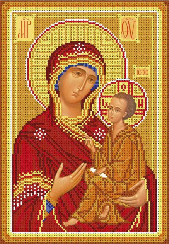 Образ богородиці Тихвінська А4-И-411