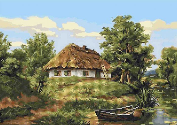 Сільський пейзаж А3-К-612