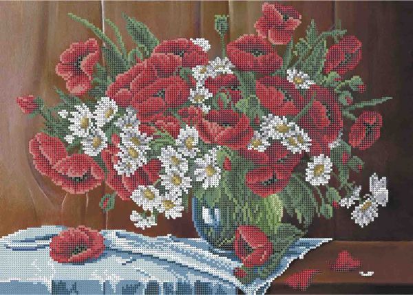 Ромашки з маками А3-К-745