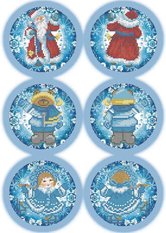 Новорічні іграшки "Різдвяна казка" А3-К-1107