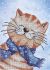 Котик у шарфі А5-Д-521