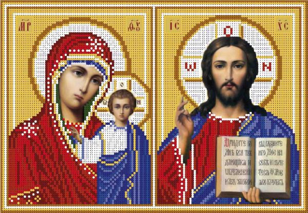 Іконостас "Ісус і Богородиця" А4-И-573
