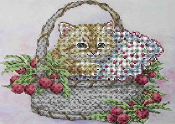 Кошеня у кошику А4-К-1181